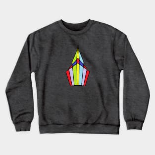 A Colourful Palace - Multi-colour Design Crewneck Sweatshirt